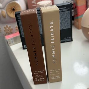 Summer Fridays Lip Butter Balm Duo in Chocolate Brown & Warm Beige